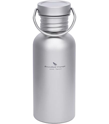 Amazon.co.jp: Zxyler純チタンボトル直飲み水筒 500ml/600ml も選択